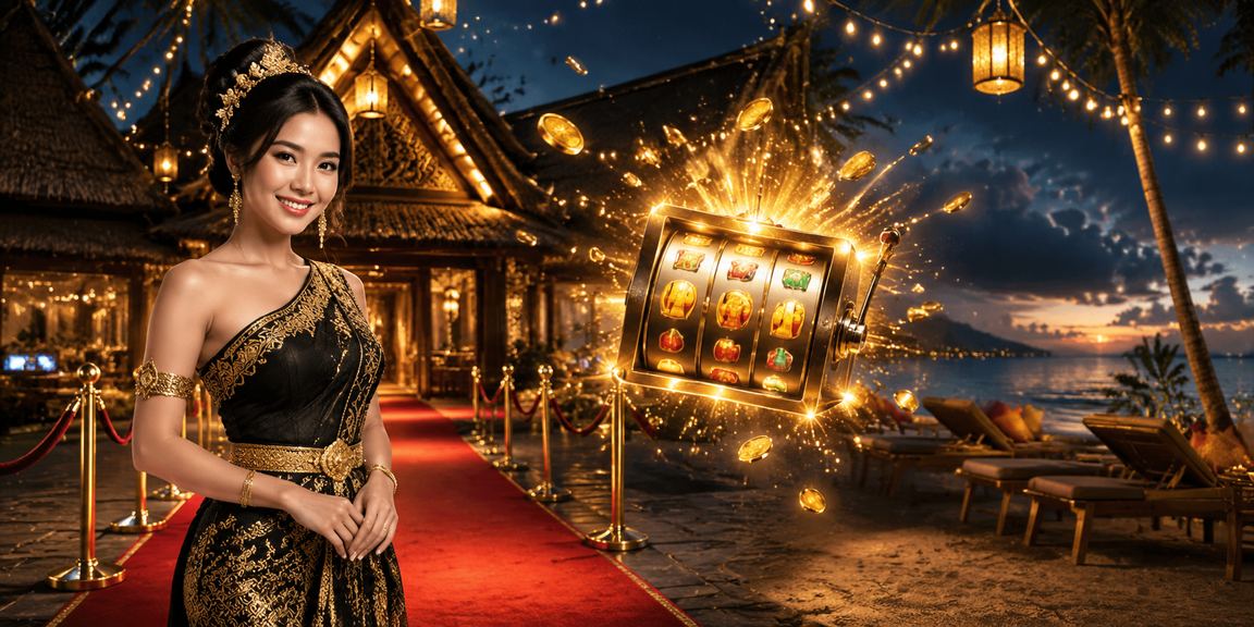 Permainan slot bergaya Melayu Sarawak dengan suasana warna-warni